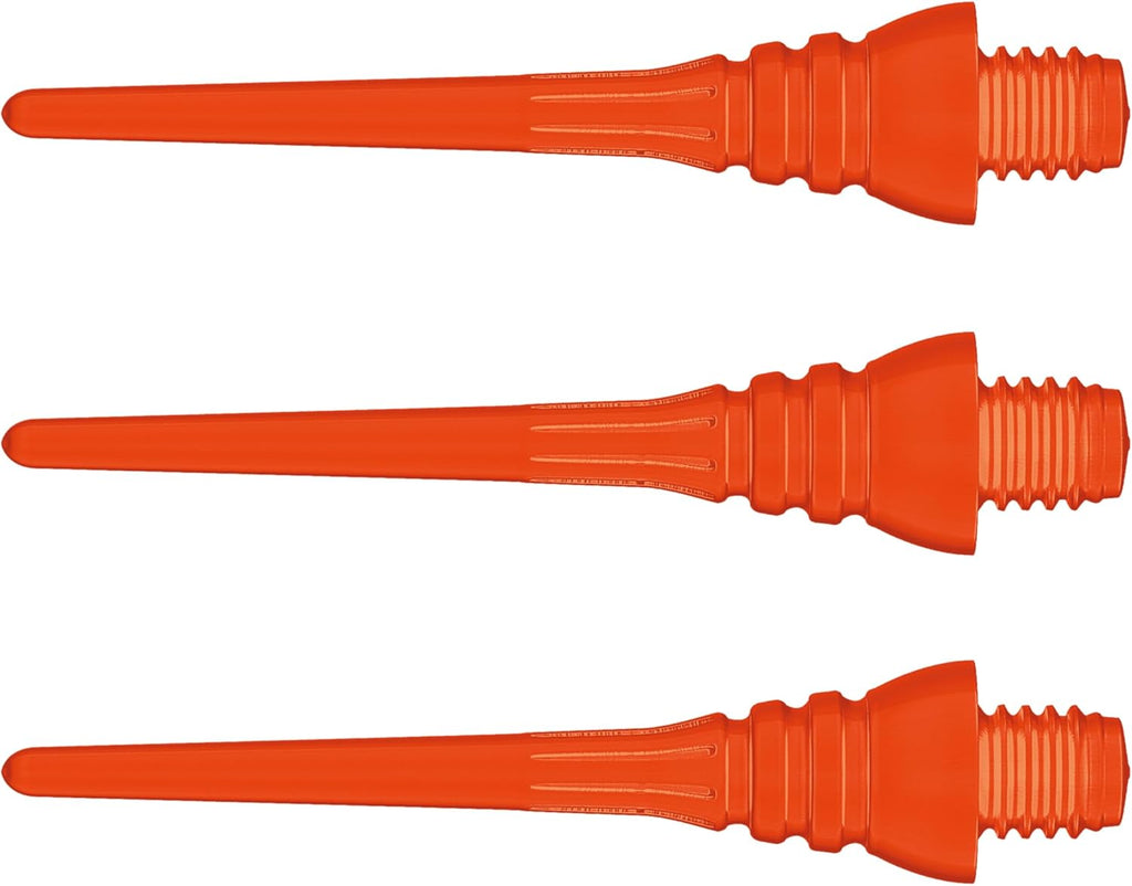 Darts Triton Soft Tip Points - Points for Electronic Dart Board - Available in White, Black, Red, Orange, Yellow & Blue