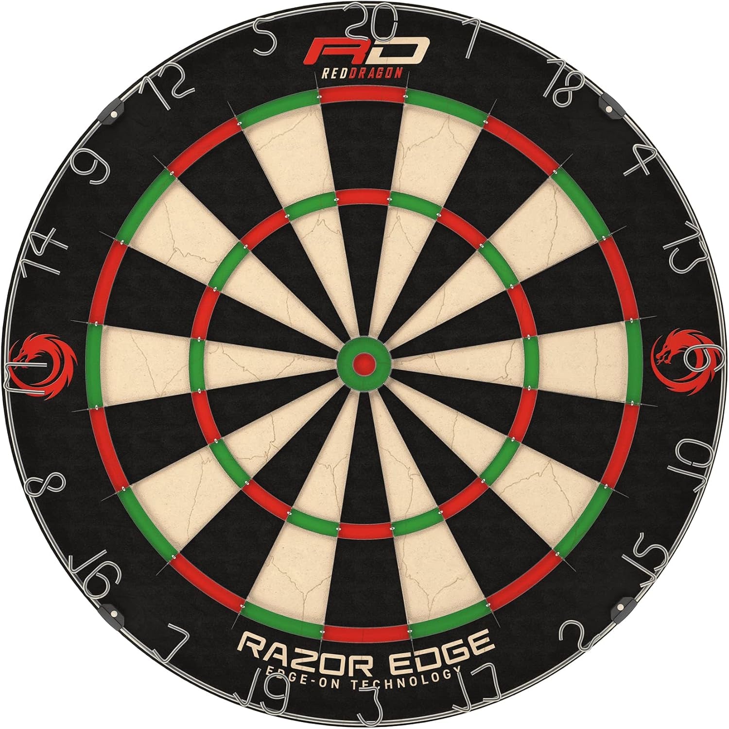 Professional Dartboard Sets - Tournament Standard quality and Durable Surround with 2x Sets Steel Tip Darts