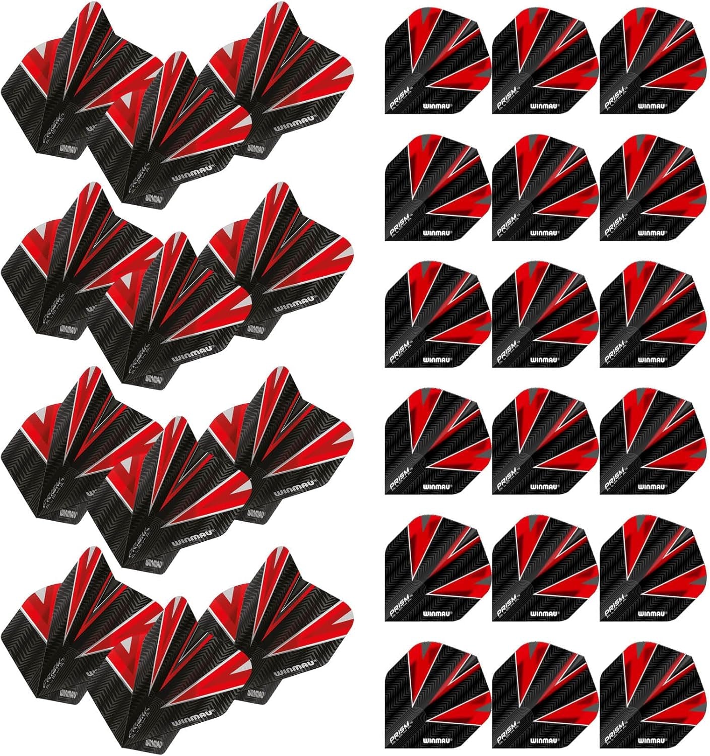 Prism Alpha Design Extra Thick Dart Flights - 10 sets per pack (30 dart flights in total)