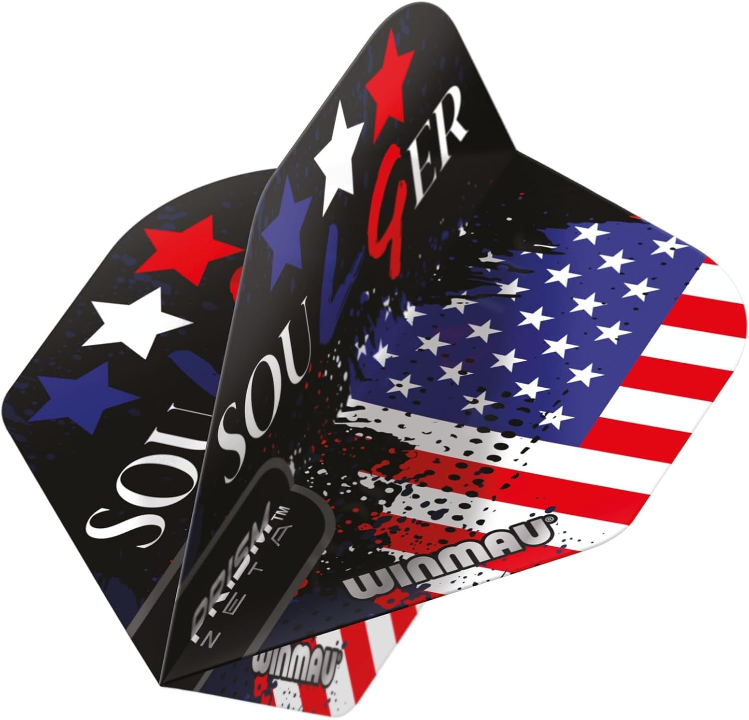 Prism Specialist Player Dart Flights – 1 Set pro Packung (3 Flights insgesamt)