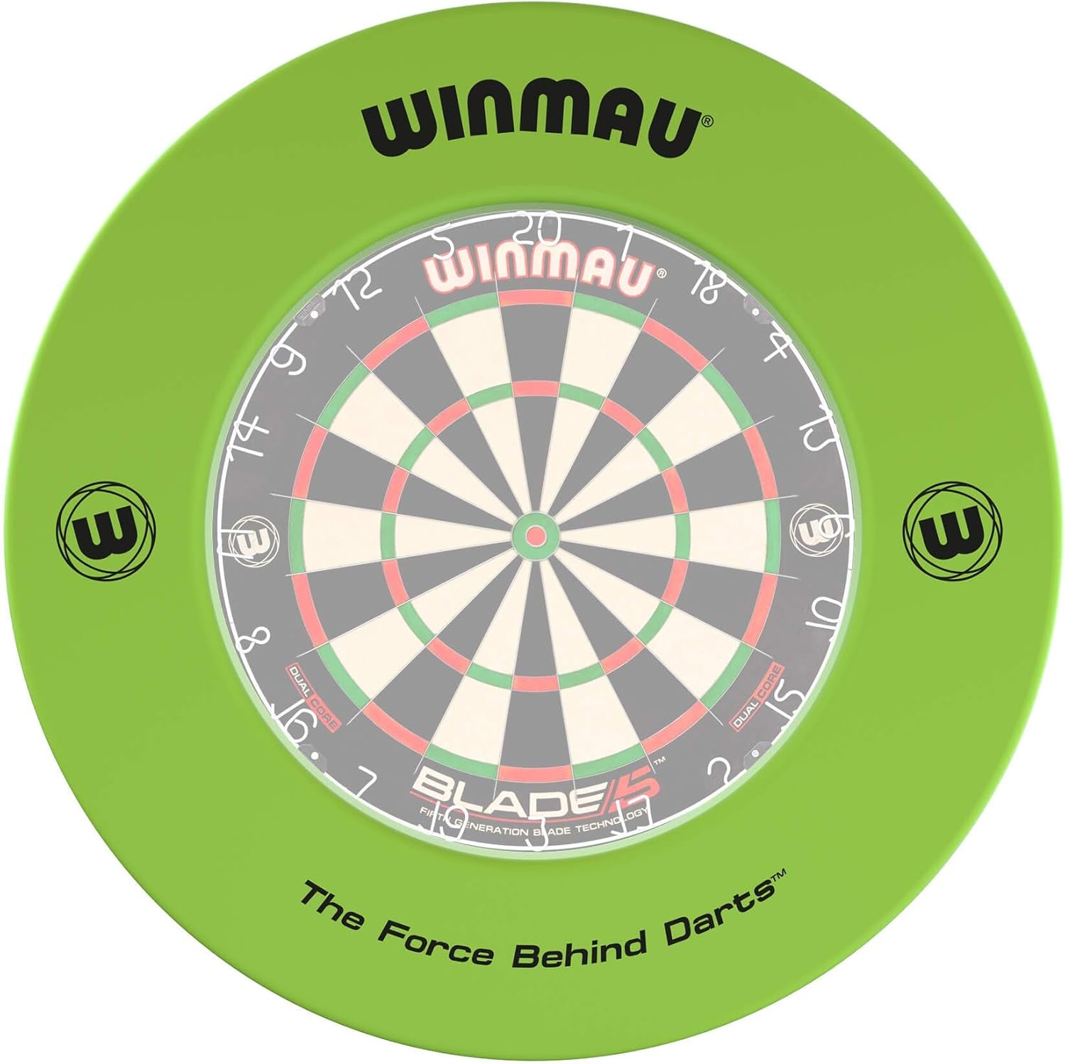 Signature Design Dart Board Surround Ring - Available in Black, White, Red and Blue - Durable Backboard Wall Protector for Dartboards - Professional Darts Accessories