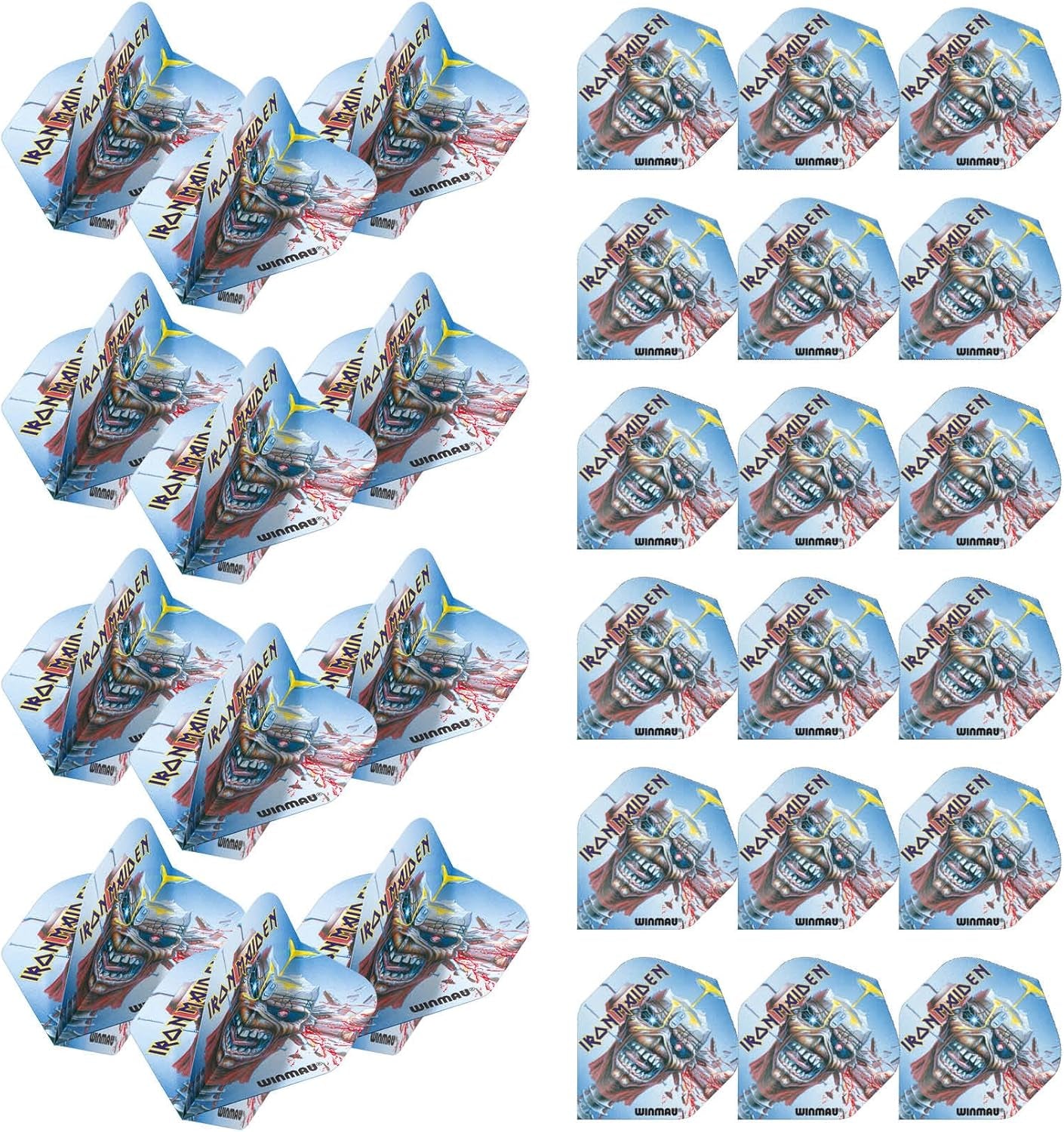 Rock Legends Dart Flights - 10 Sets Per Pack (Total 30 Dart Flights) Available in Varying Designs