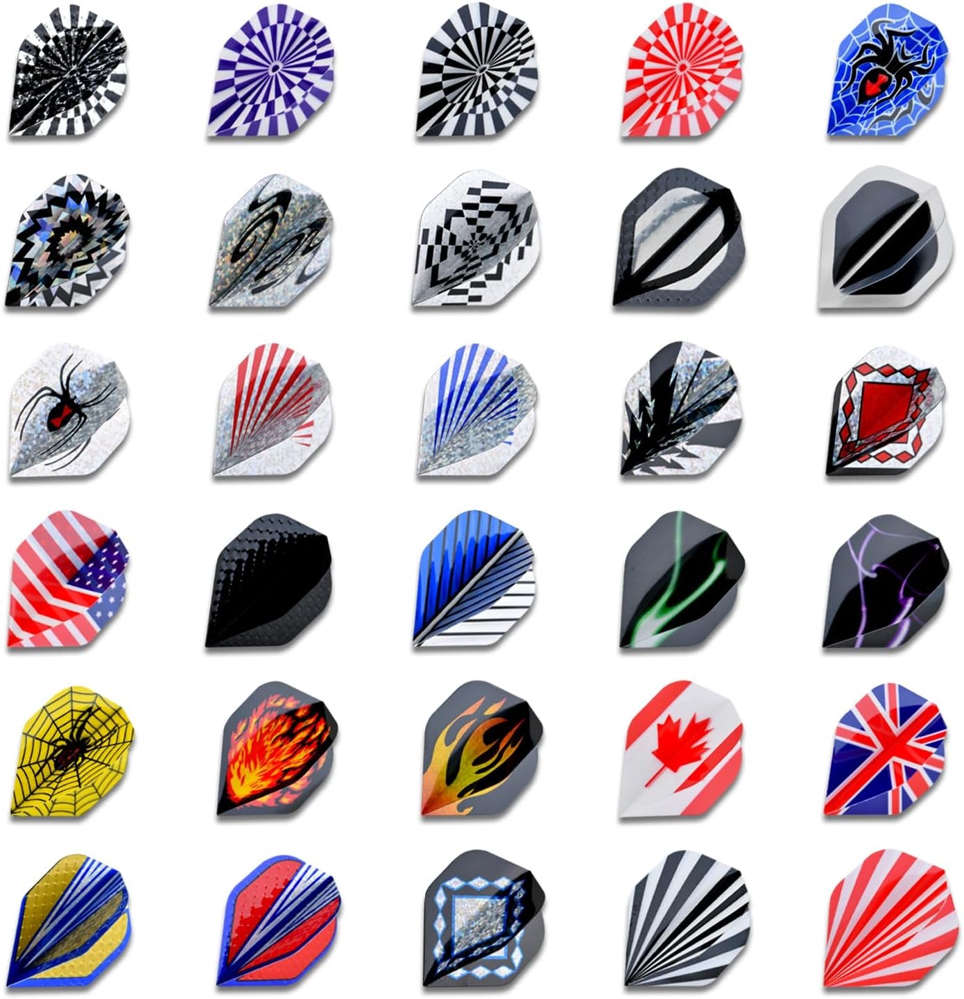 Standard Dart Flights Durable Replacement Dart Accessories Perfect Flights Equipment Supplies for Dart Games 60pcs 90pcs Select