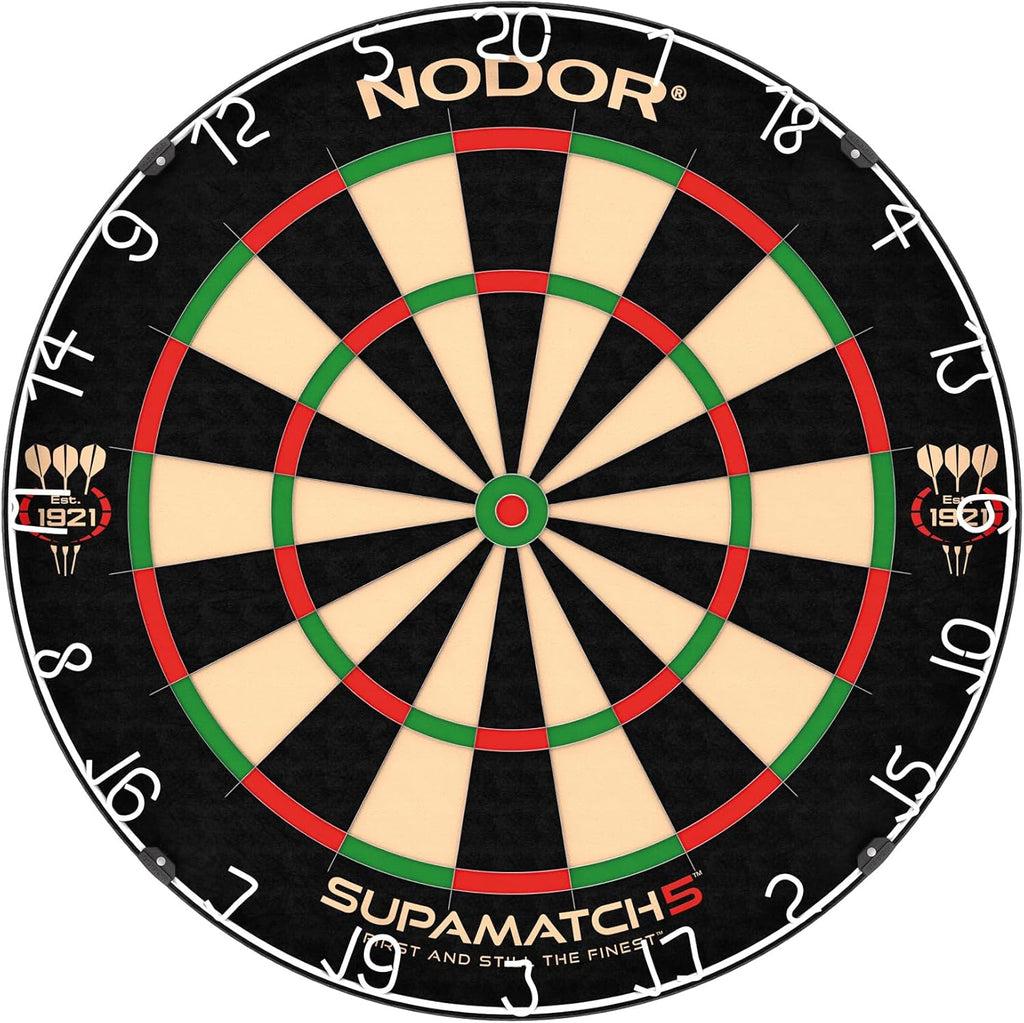 Professional Bristle Dartboards - Supamatch 5, Supawire 2 and Supabull 2