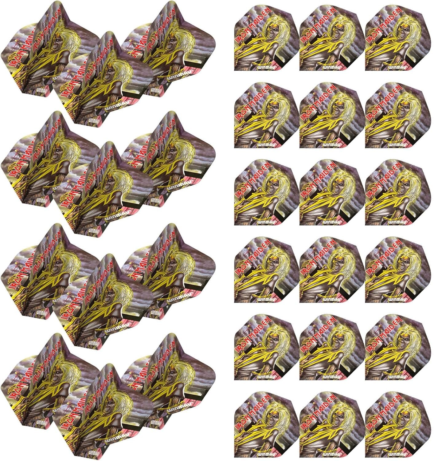 Rock Legends Dart Flights - 10 Sets Per Pack (Total 30 Dart Flights) Available in Varying Designs