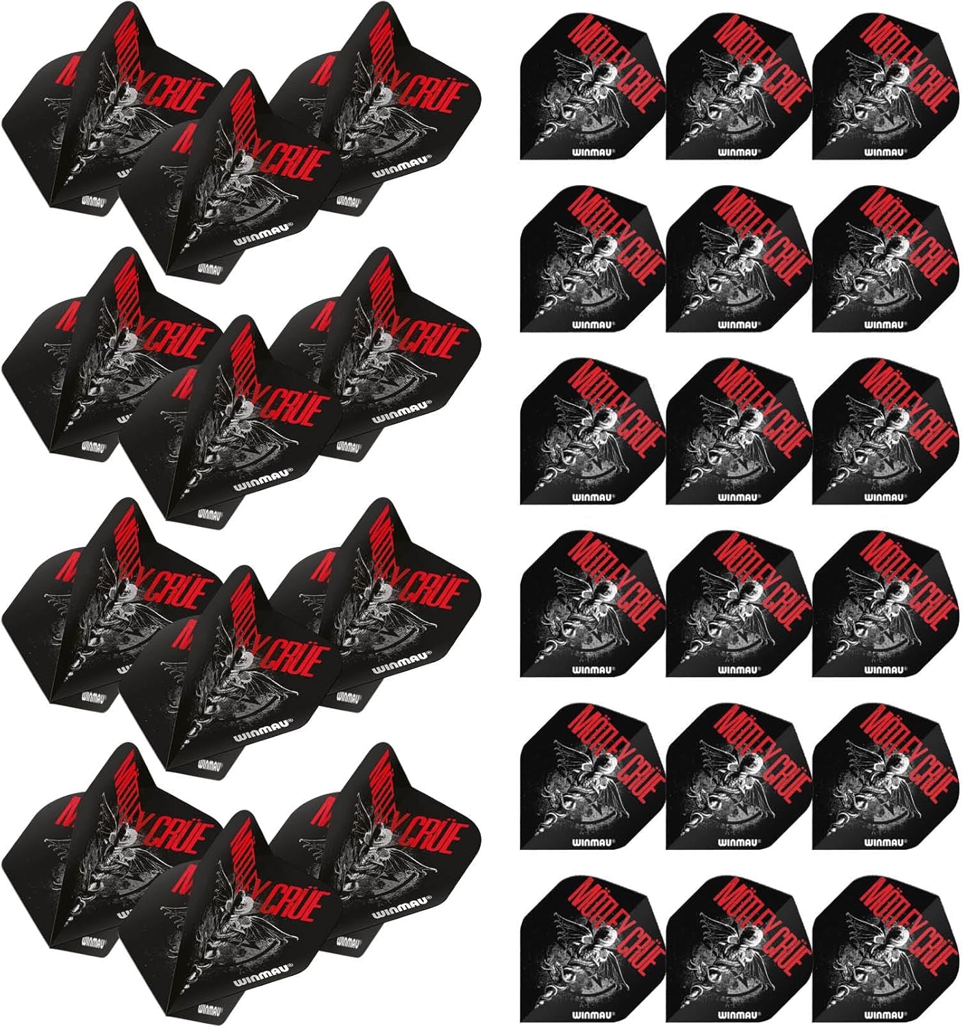 Rock Legends Dart Flights - 10 Sets Per Pack (Total 30 Dart Flights) Available in Varying Designs